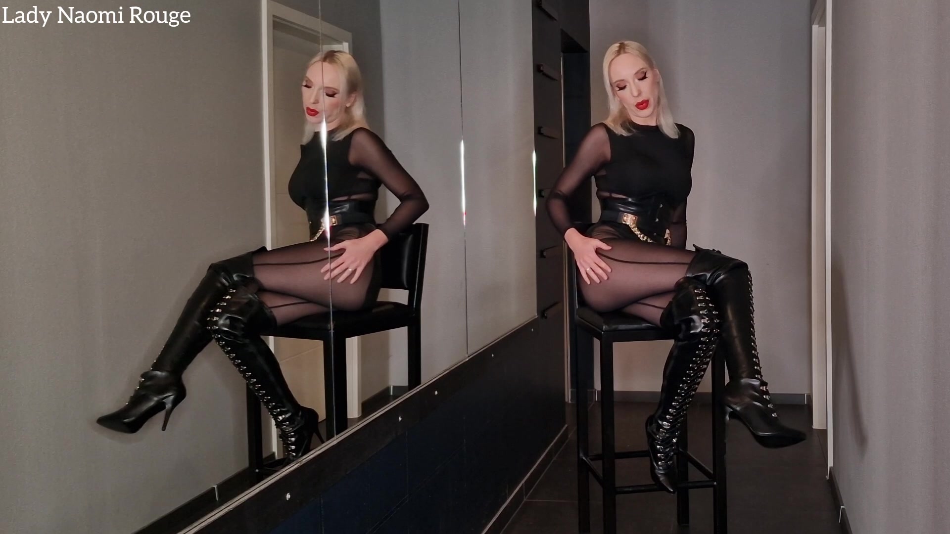 Lady-Naomi-Rouge Porno Video: Frohes neues Jahr! Mit einer Überraschung...