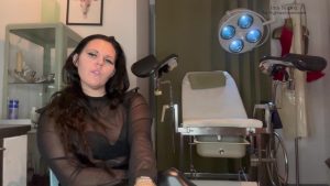 LadyDespina Porno Video: Lack Krankenschwester nimmt deine Sperma Probe