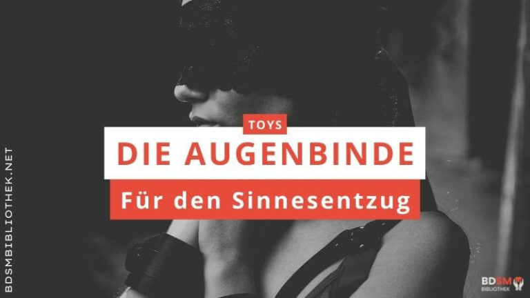 Die Augenbinde für den Sinnesentzug
